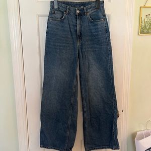 H&M baggy wide leg jeans